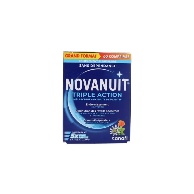 Novanuit Triple Action 60 Comprimés