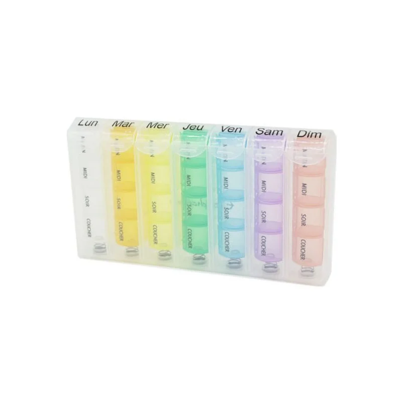 Estipharm pilulier 7jours forme rectangle