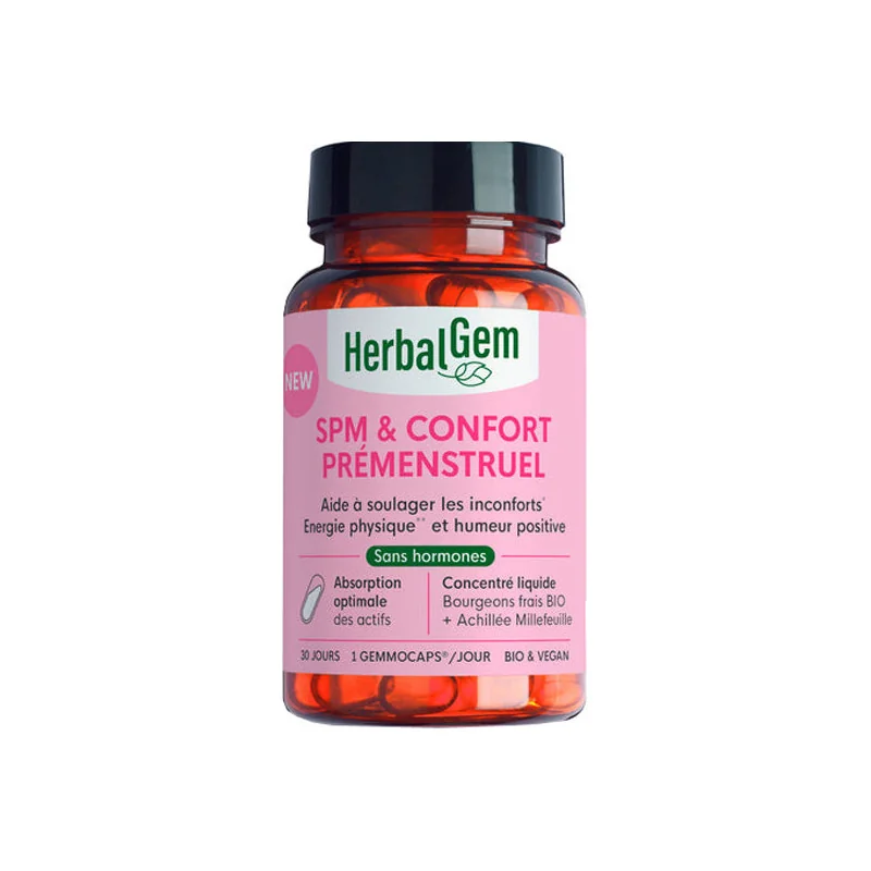 Herbalgem SPM & Confort Prémenstruel bio 30 capsules