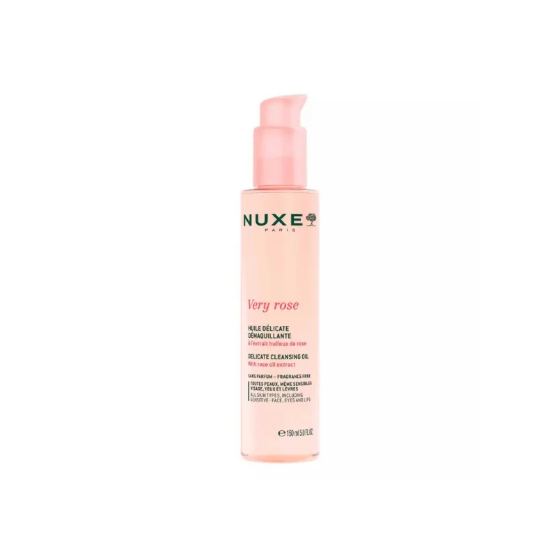 Nuxe very rose huile démaquillante délicate150ml