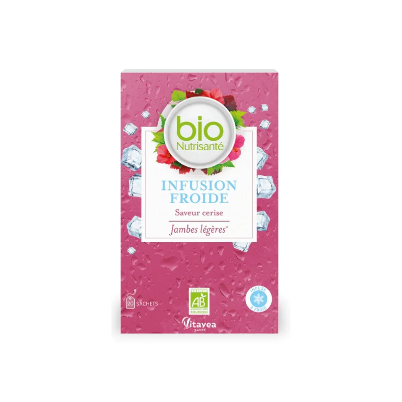 BioNutrisanté Infusion froide jambes légères saveur cerise BIO