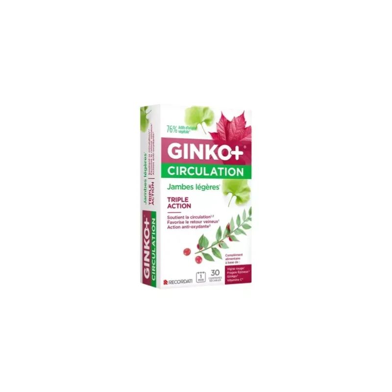 Ginkor Ginko + Circulation 30 Comprimés