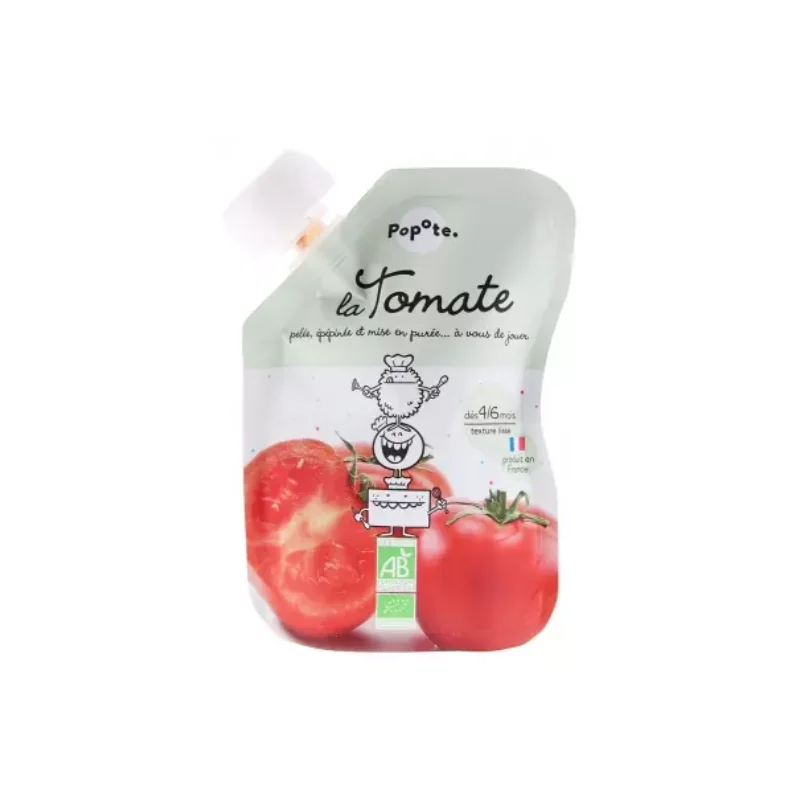 Popote Gourde La Tomate Purée Dès 4/6 Mois Bio 120 g
