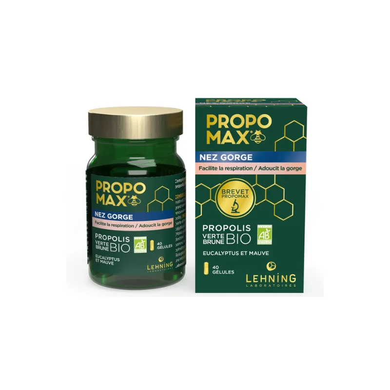 Laboratoire Lehning Propomax Nez Gorge 40 gélules