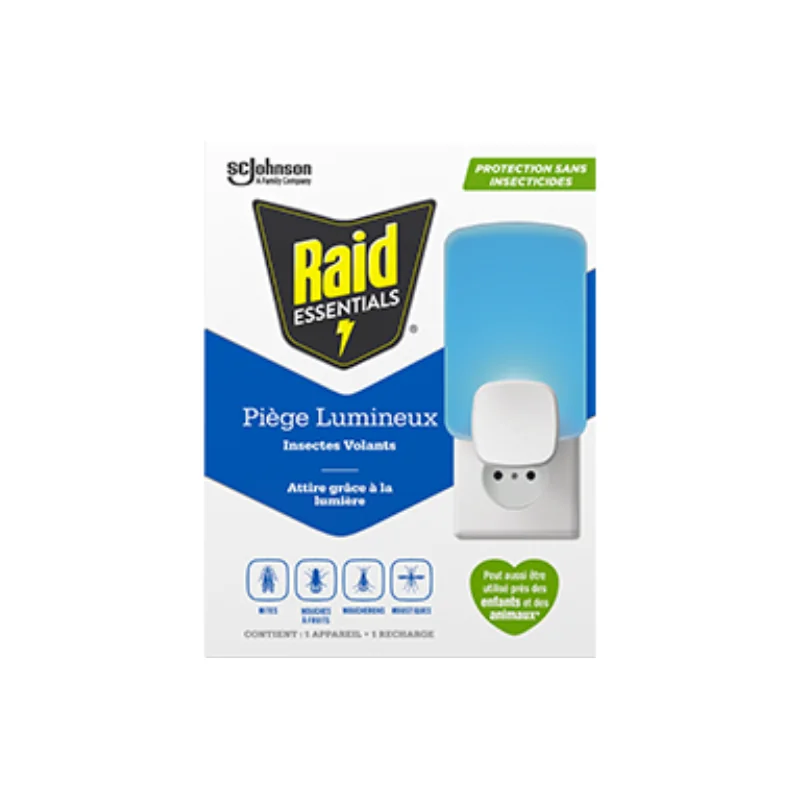Raid Essentials® Piège Lumineux pour insectes