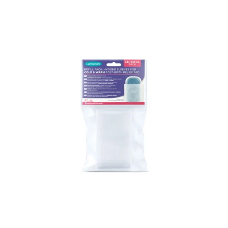 Lansinoh Recharges de pochettes hygiéniques pour serviette Post-accouchement - 24 pochettes