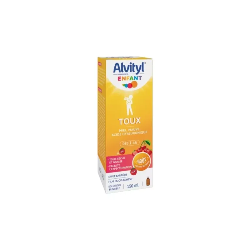Alvityl Enfant Sirop Toux Sèche et Grasse 150 ml