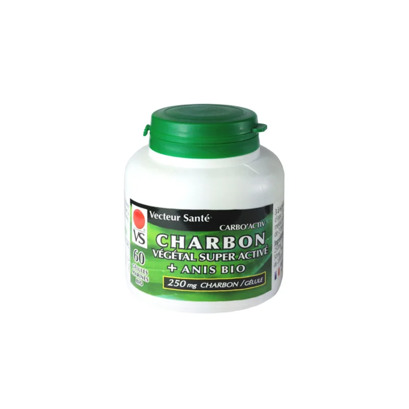 Carbo'activ charbon anis - 60 gélules marines