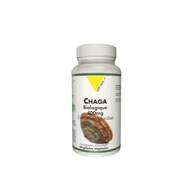 Vitall + Chaga BIO 400mg 60 gélules