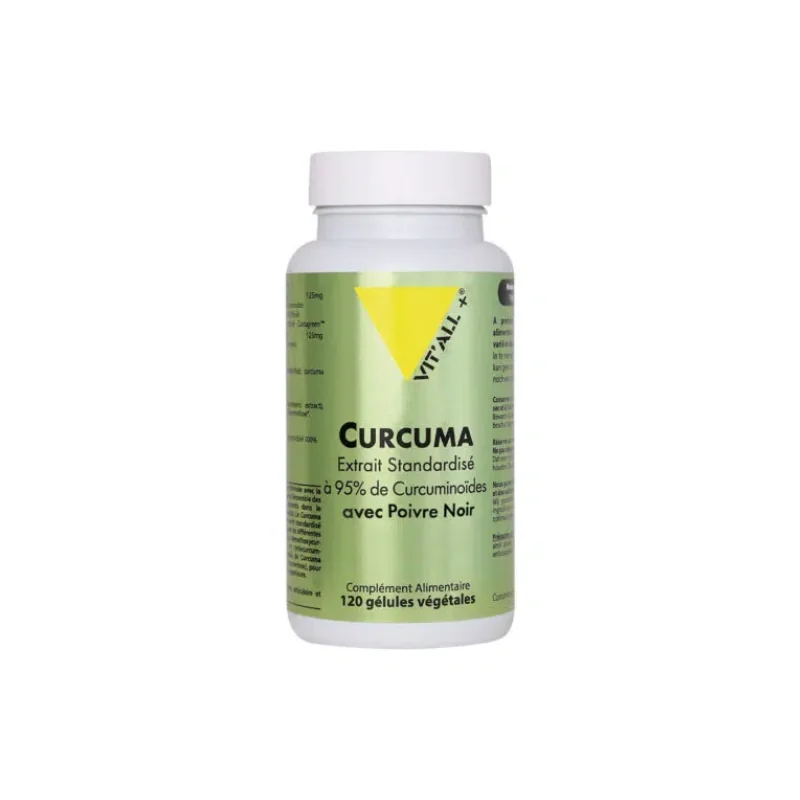 Vit'all + CURCUMA Extraits Standardisés avec POIVRE NOIR 120 gélules