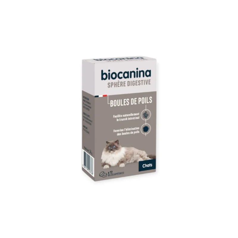 Biocanina Boules de Poils Boîte de 12 Jellies Appétentes