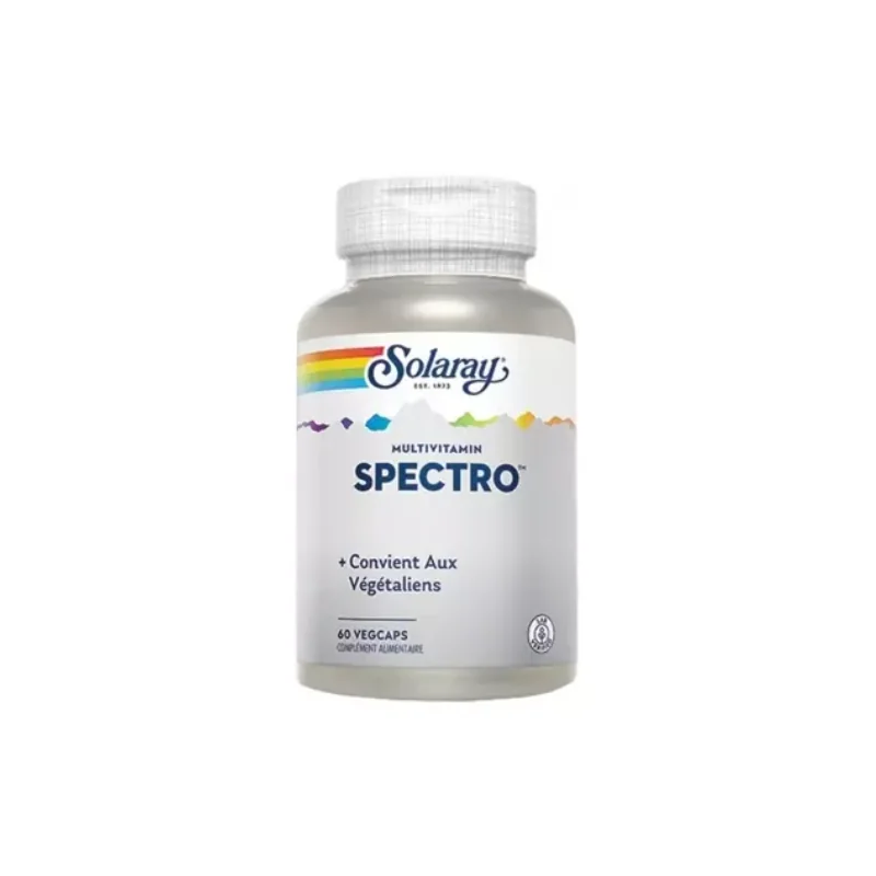 Solaray Spectro Multivitamin 60 Capsules Végétales