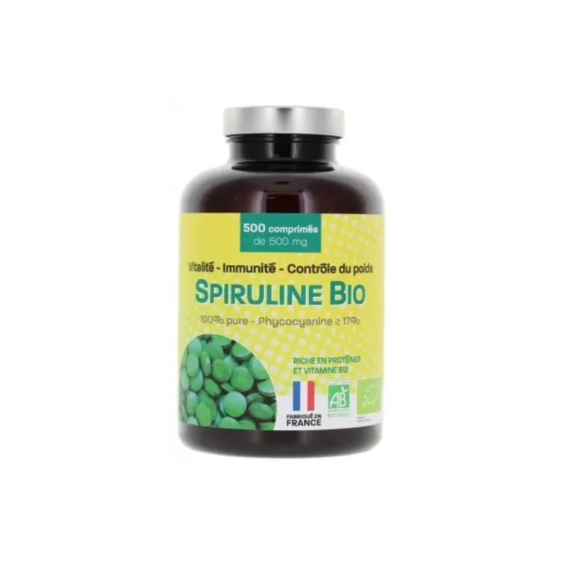 PharmUp Spiruline Bio 500 Comprimés