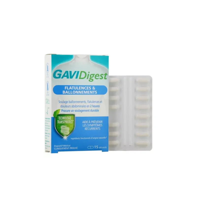 Reckitt & Benckiser GAVIDigest Flatulences et ballonnements - 15 gélules