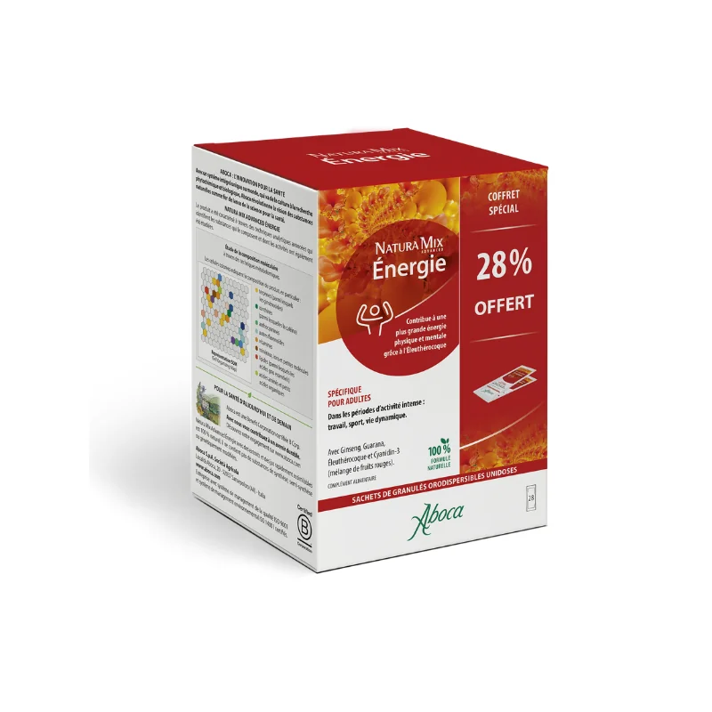 Aboca Energie Natura Mix Advanced Energie 28 sachets orodispersibles