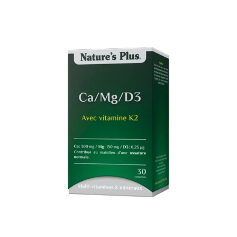 Nature's Plus Ca/Mg/D3 - 30 Comprimés