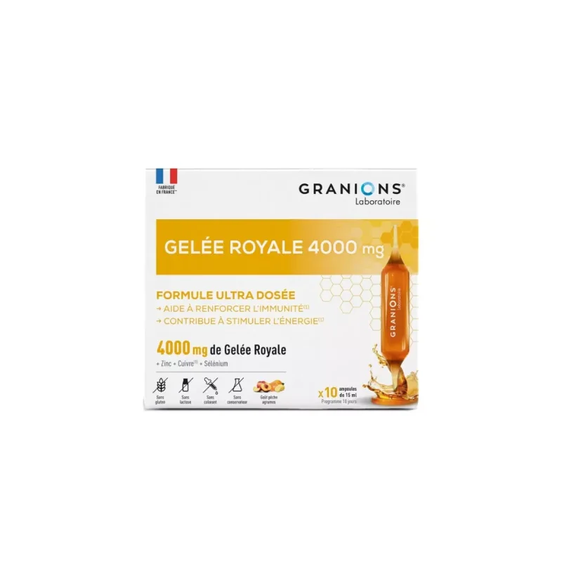 Granions Gelée Royale 4000mg - 10 ampoules