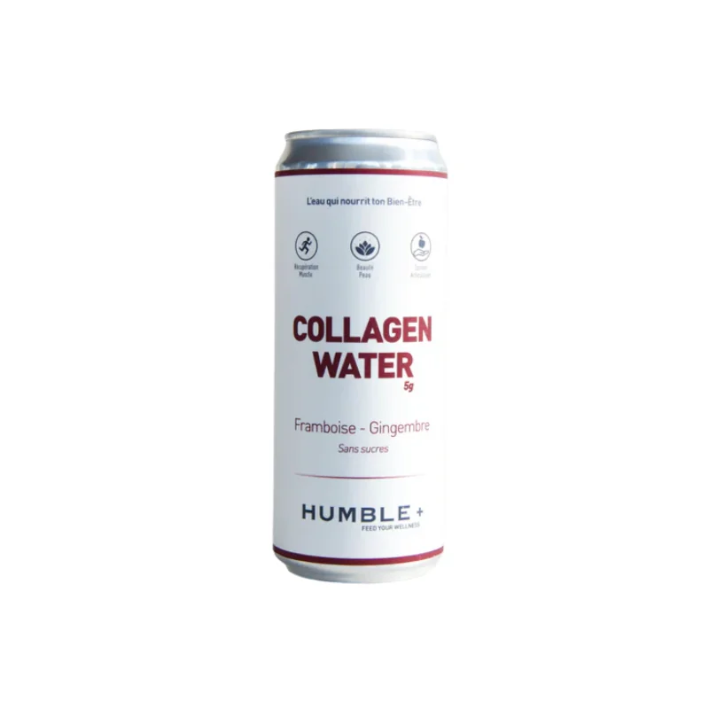 Humble+ Boisson Collagène Marin framboise & Gingembre 33cl