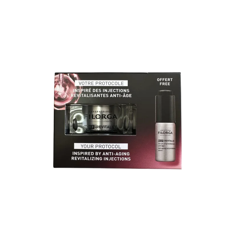 Fliroga Coffret Crème Ncef-Revitalize + Sérum Ncef-Revitalize