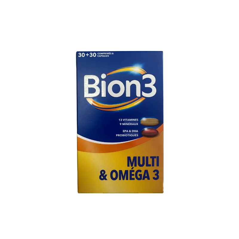 Bion 3 Multi & Oméga 30+30 comprimés & capsules