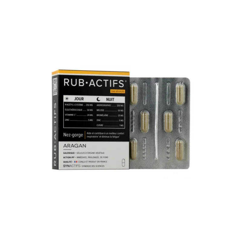 Aragan Rub Actifs 12 gélules