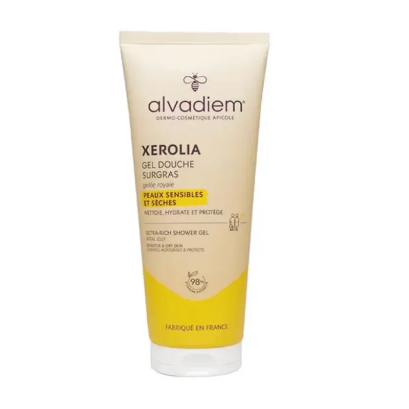 Alvadiem Xerolia Gel Douche Surgras à la gelée royale - 400ml