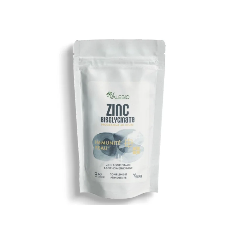 Valebio Zinc Bisglycinate 60 gélules