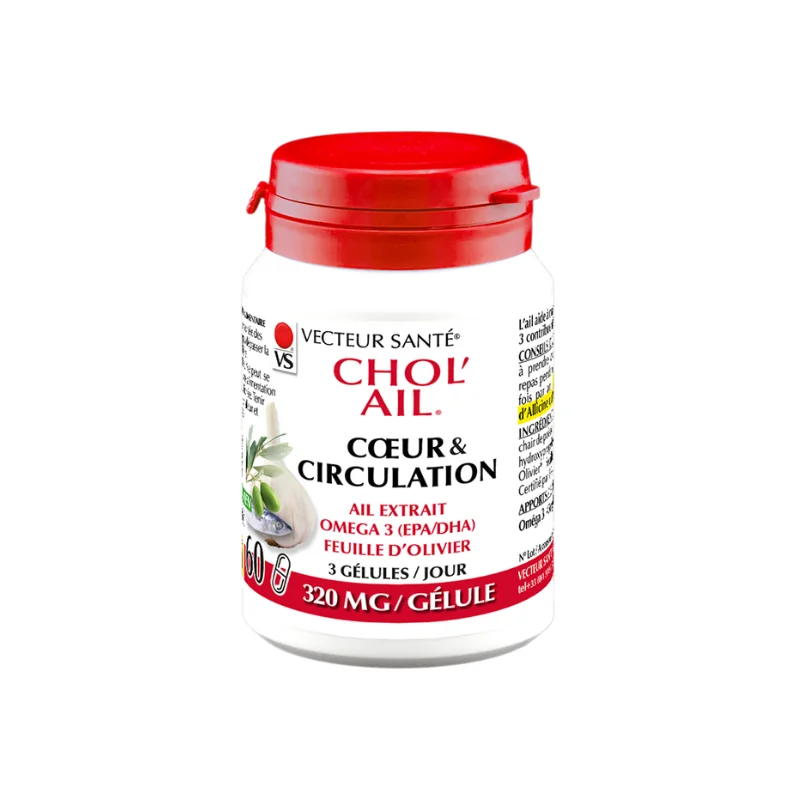 Vecteur Santé Chol'ail 60 gélules