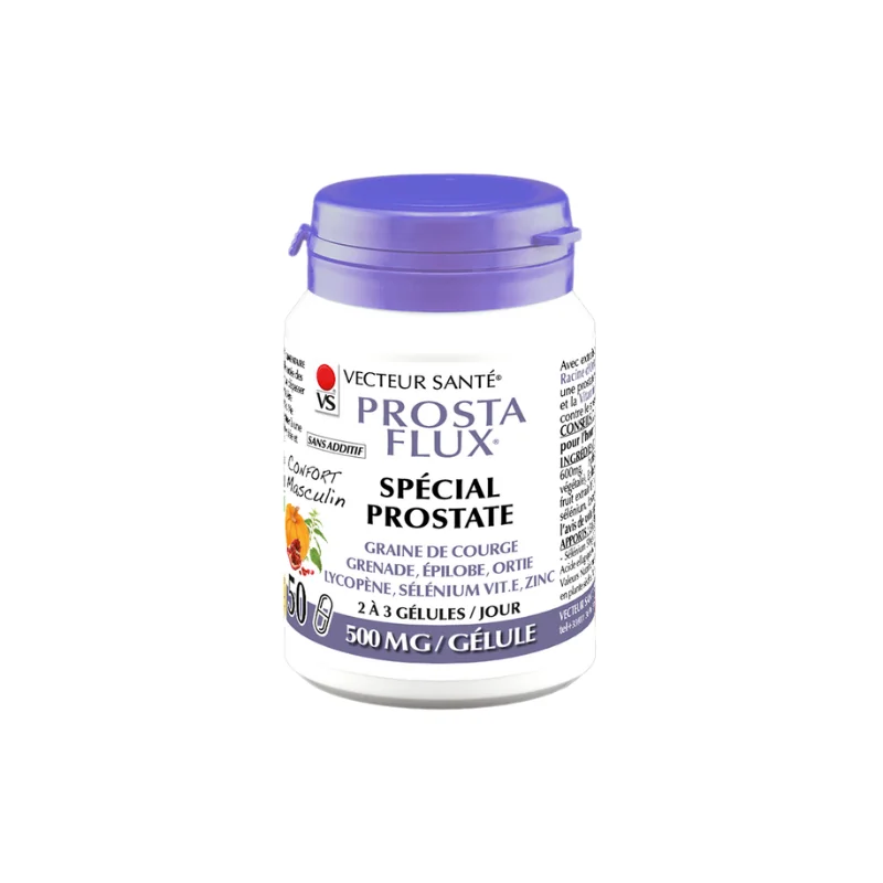 Vecteur Santé Prosta'Flux 500mg, 50 gélules