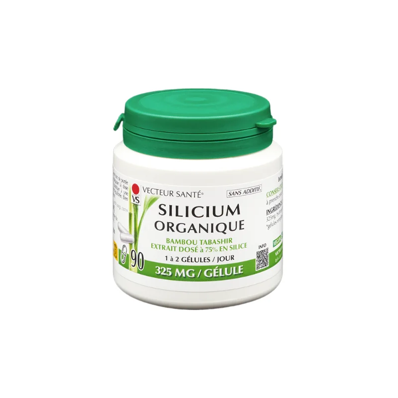 Vecteur Santé Silicium Organique bambou tabashir 90 gélules