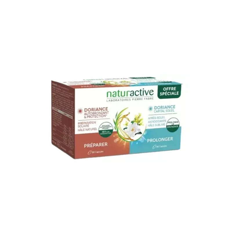 Naturactive Doriance Autobronzant & Protection 30 Capsules + Capital Soleil 60 Capsules