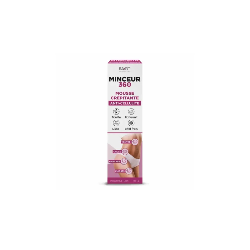 Eafit Minceur Active Minceur 360 Mousse Crépitante Anti-cellulite 100ml