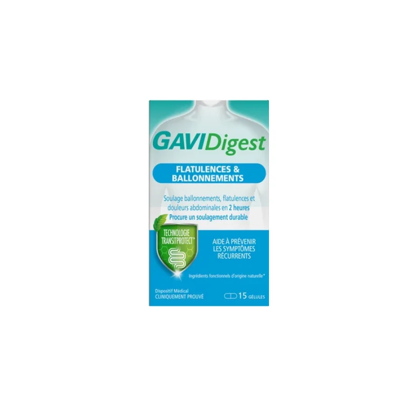 GAVIDigest Flatulences & Ballonnements - 30 Gélules