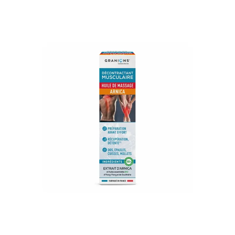 Granions Décontractant Musculaire Huile De Massage Arnica 100ml