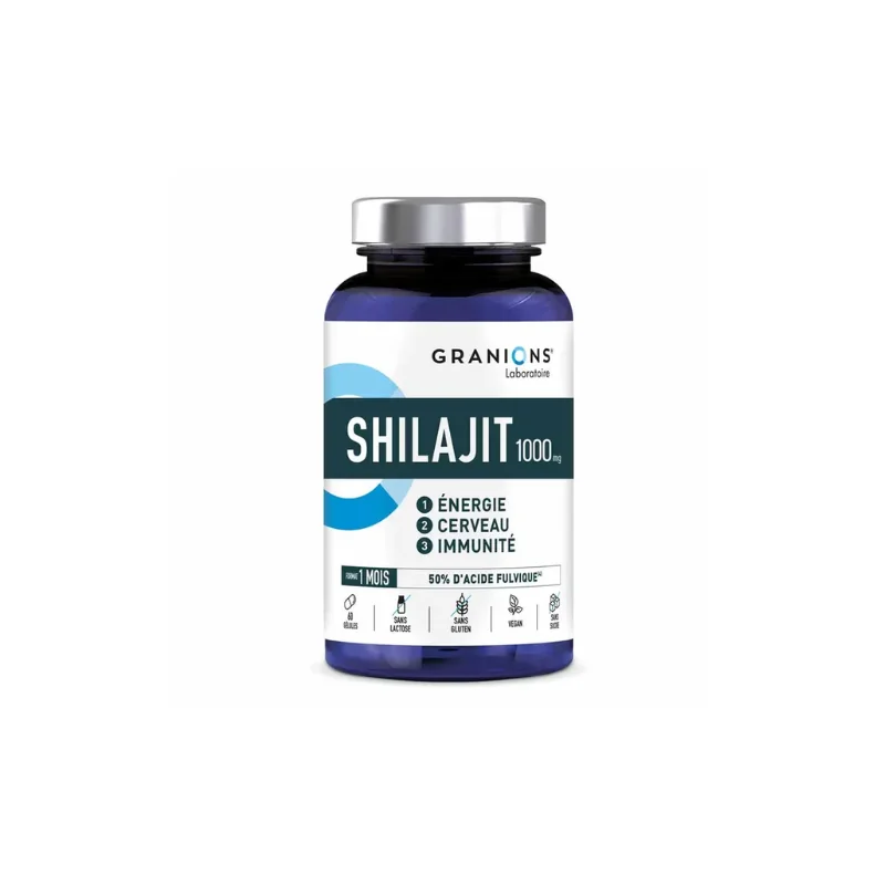 Granions Shilajit 1000mg 60 gélules