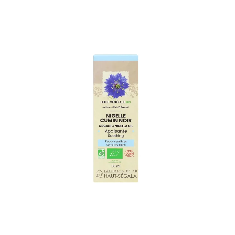 Haut-Segala Huile végétale biologique cumin noir nigelle 50ml