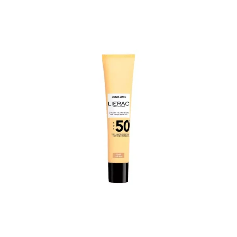 Lierac Sunissime Le Fluide Solaire Teinté Visage SPF50+ 40 ml - Teinte : Doré