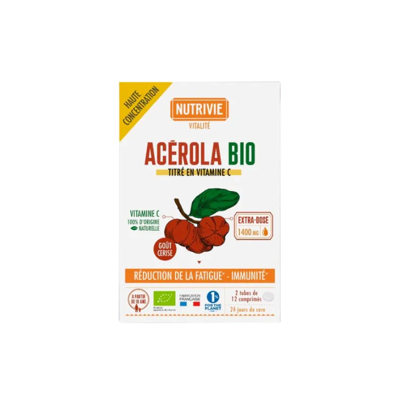 Nutrivie activ immunité bio 30 comprimés