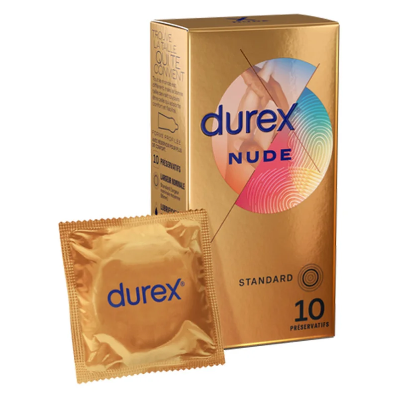 Durex Nude XL 10 préservatifs