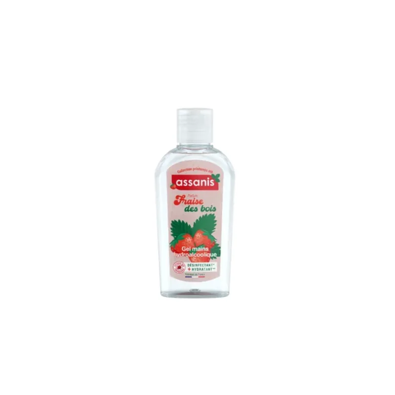 Assanis  - Gel Hydroalcoolique Fraise des Bois, 80ml