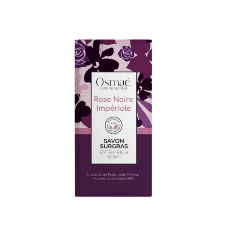 Osmaé Savon surgras ROSE NOIRE IMPÉRIALE 100g