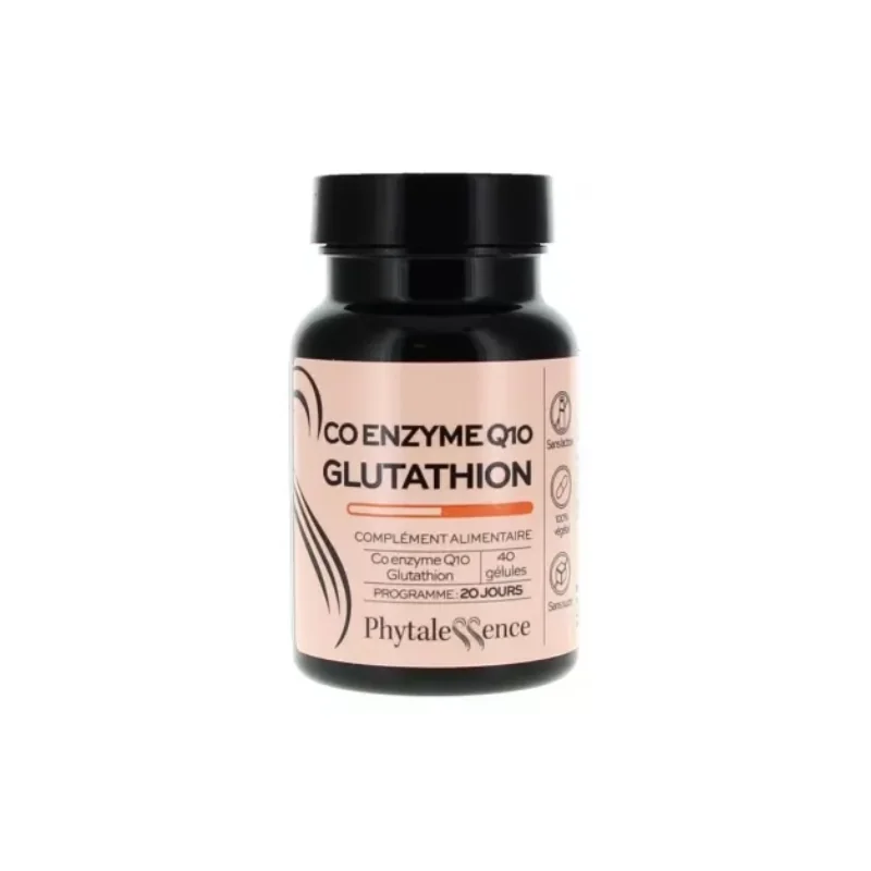 Phytalessence Coenzyme Q10 Glutathion 40 Gélules