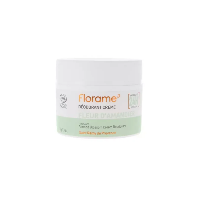 Florame Déodorant Crème 24H Fleur D'Amandier Bio 50 g