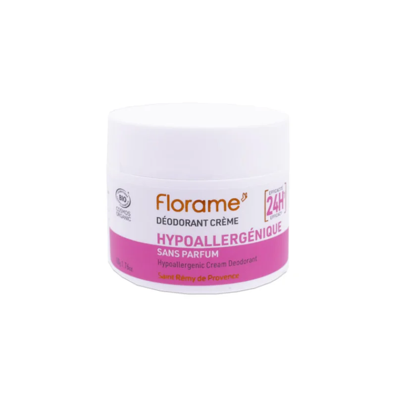 Florame BIO déodorant crème hypoallergénique 50G