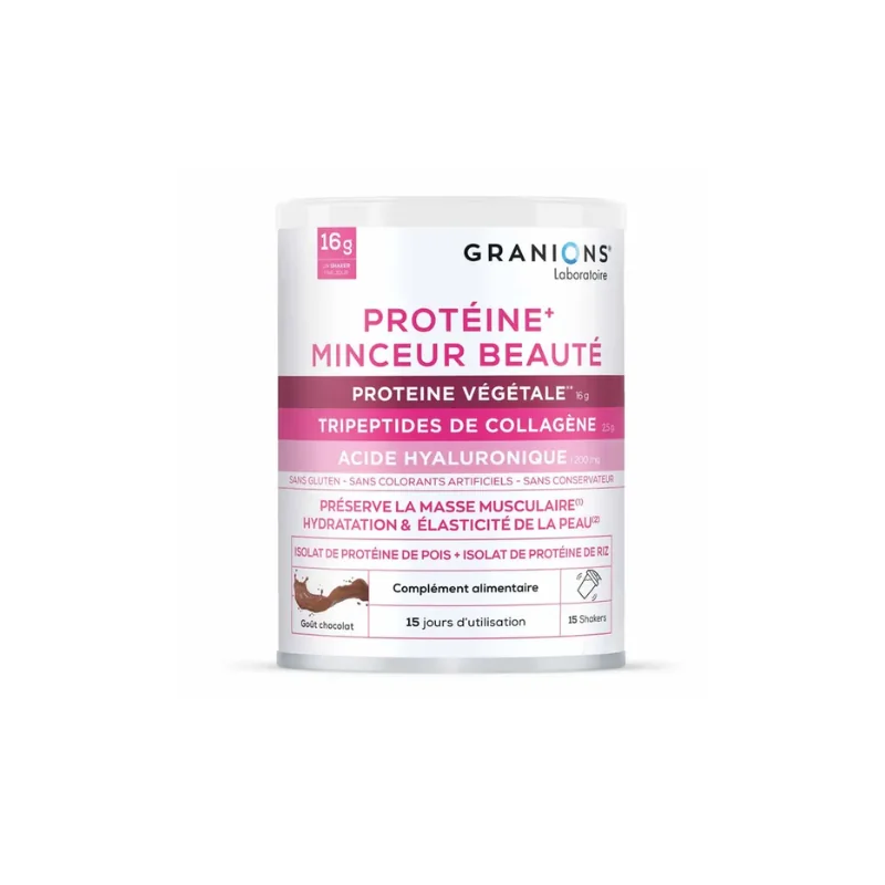 Granions Protéine Végétale + Collagène Minceur Beauté 275g