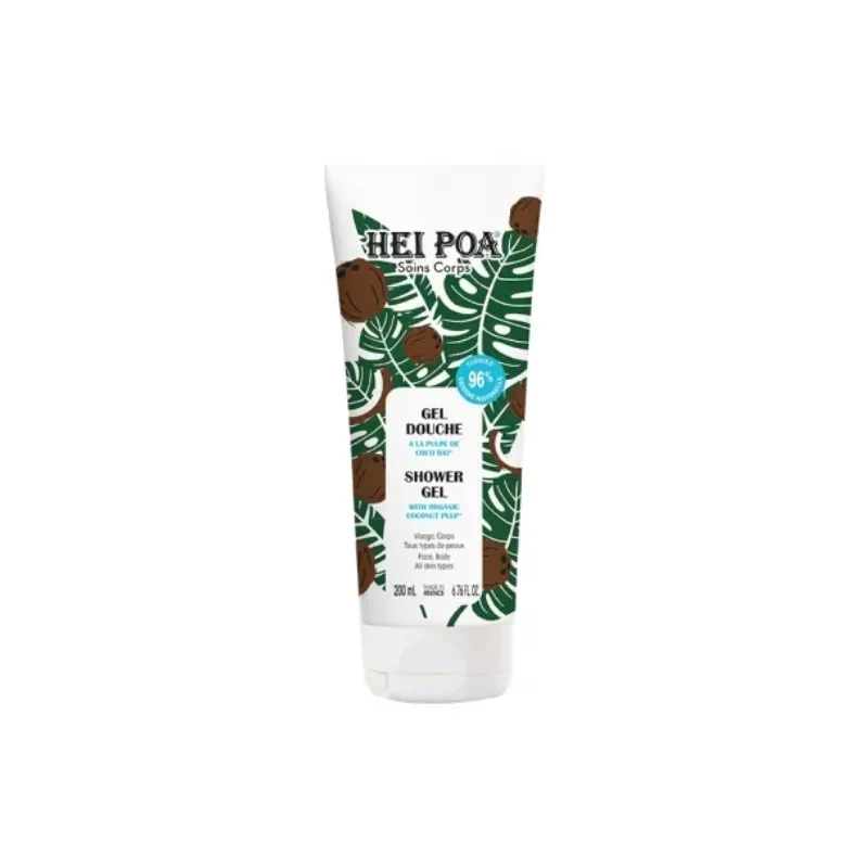 Hei Poa Gel Douche à la Pulpe de Coco 200 ml