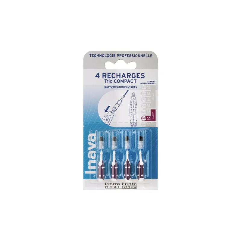 Inava Recharges Brossettes Interdentaires 1.8mm Violet x3