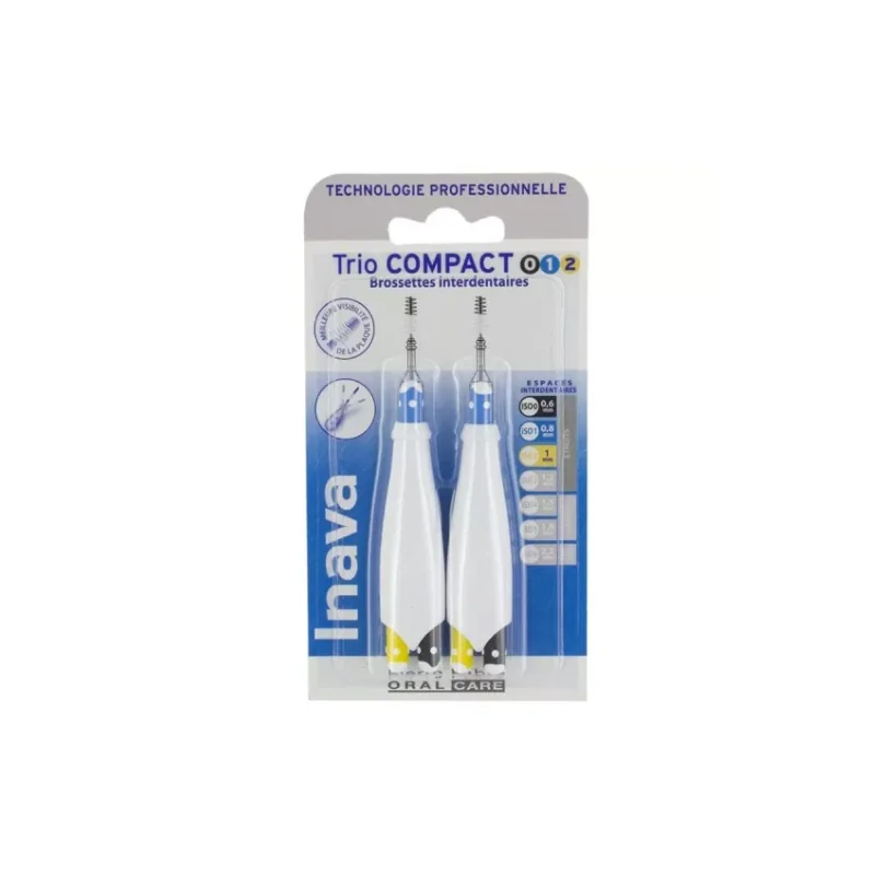 Inava TrioCompact Brossettes interdentaires (ISO 0/1/2) - 6 brossettes