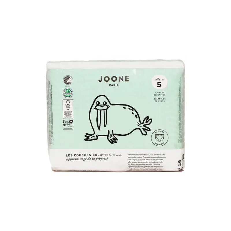 Joone Couches-Culottes Taille 5 (10-18 kg) 28 Unités - Couleur : Brigitte Rose