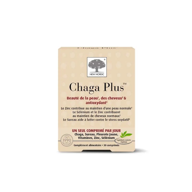 New Nordic Chaga Plus 30 Comprimés